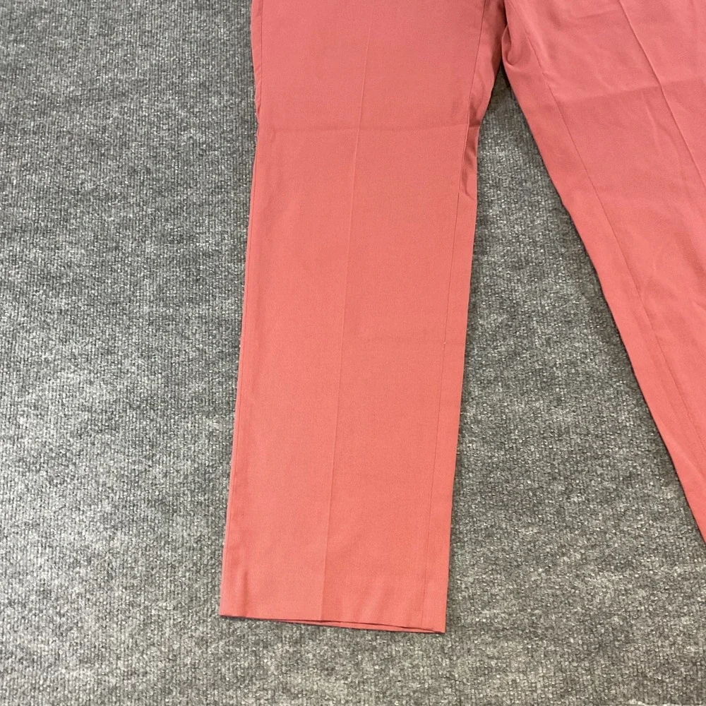 Lauren Ralph Lauren 34x30 Dress Pants Mens Salmon Pink Flat Front Classic Fit Bu